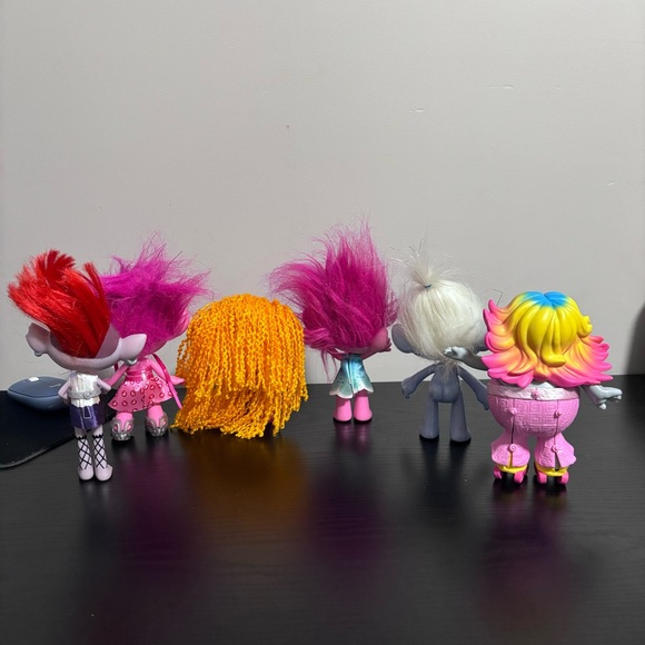 Dreamworks Trolls Figures Set of 6 - Picture 8 of 10